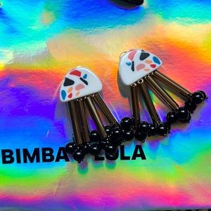Bimba y Lola clip on earrings